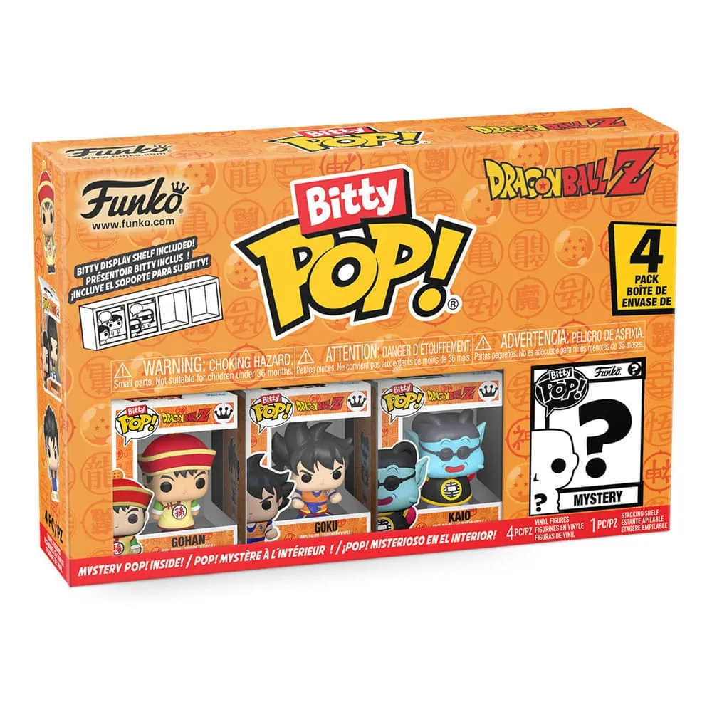Dragon Ball Bitty POP! Vinyl Figure 4-Pack Series 1 - 2.5 cm (3 + 1 figura chase aleatória)